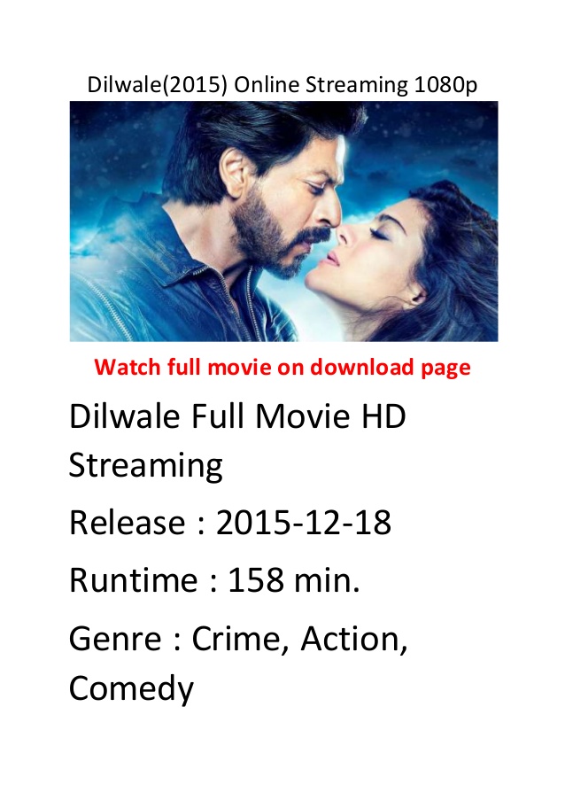 dilwale full movie watch